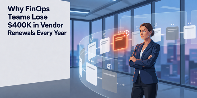 Why FinOps Teams Lose $400K in Vendor Renewals Every Year