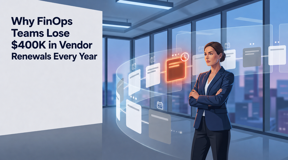 Why FinOps Teams Lose $400K in Vendor Renewals Every Year