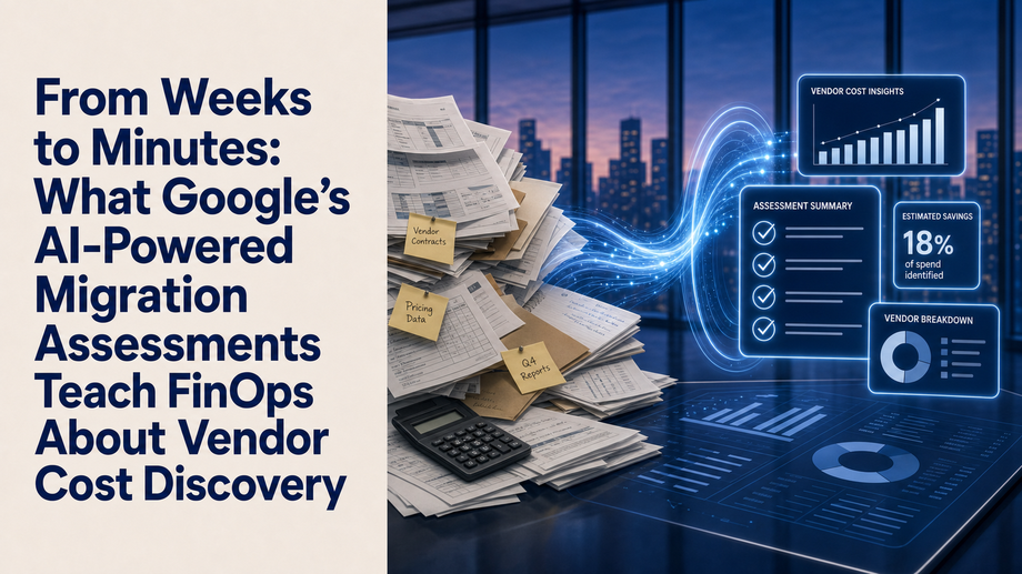 From Weeks to Minutes: What Google's AI-Powered Migration Assessments Teach FinOps About Vendor Cost Discovery